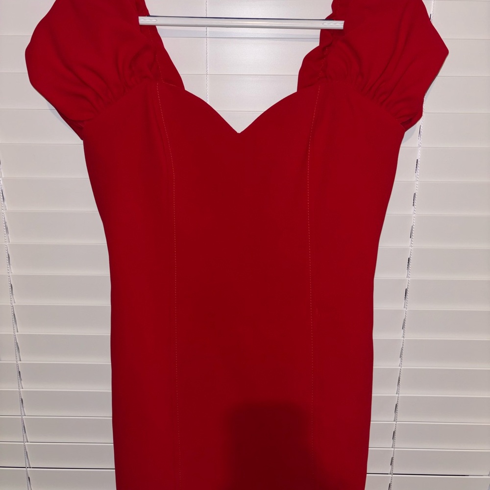 Zara Bold Red Mini Dress